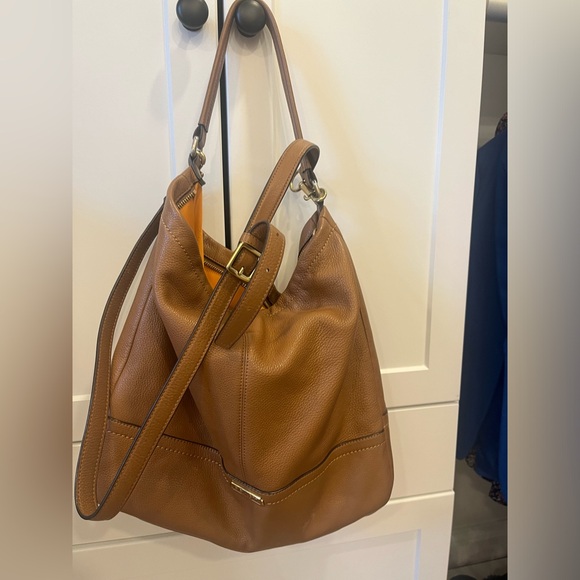 Tan Leather Coach Satchel Bag - Picture 2 of 4
